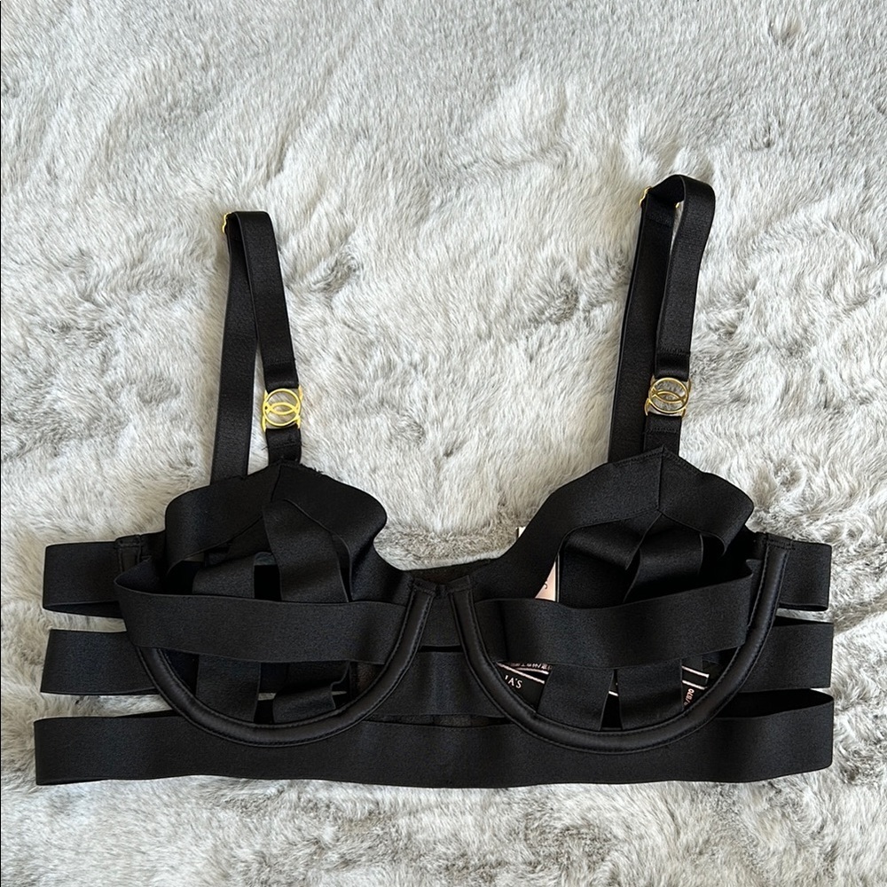 NWT Victoria’s Secret Unlined Strappy bra size 32B - Picture 4 of 7